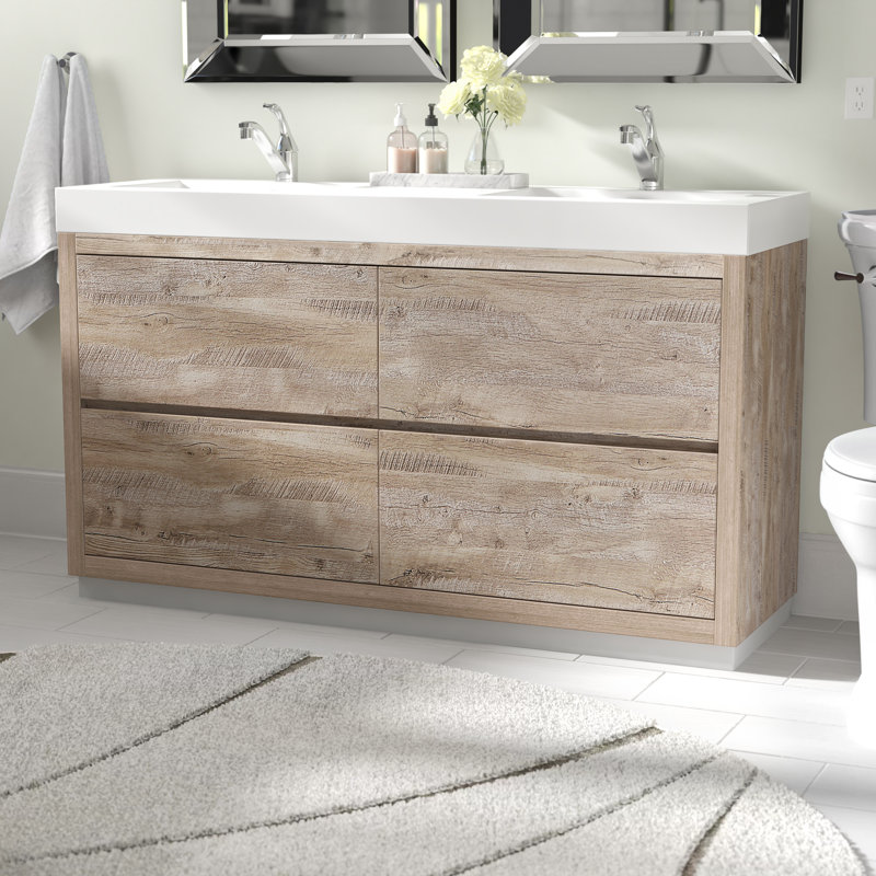 Ensemble de meuble-lavabo double 60 po Parsonage