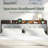 Platform Bed with Upholstered Adjustable Headboard, No Box Spring Needed-19539206-19539207
