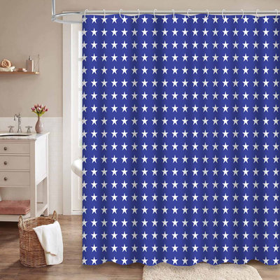 Rideau de douche avec 12 crochets