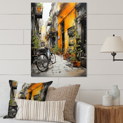 Vélo cycle ville - art mural en métal vélo