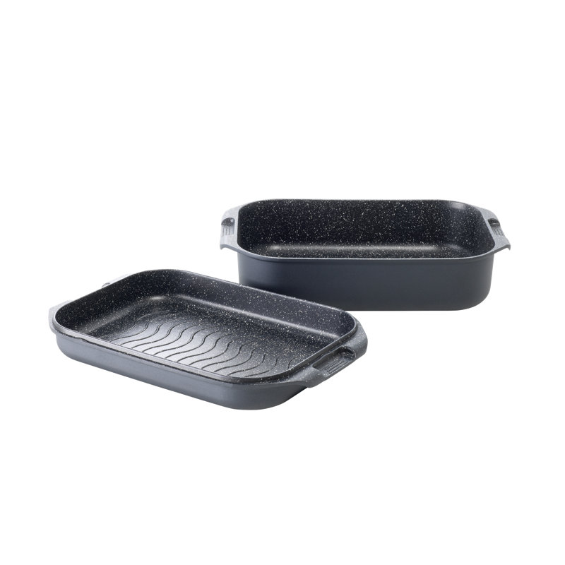 Cuisine::pro® GRANITE Roaster with Grill 6.5 Qt.