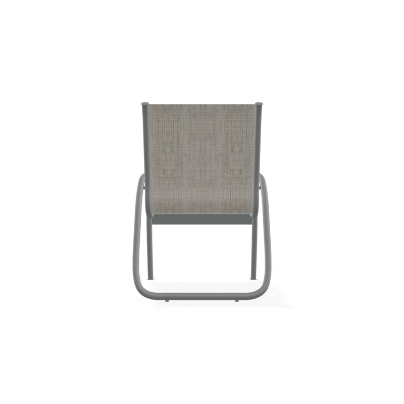 Fauteuil de patio Gardenella, Graphite texturé, Fumée