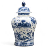 Hand Painted Decorative Porcelain Jar