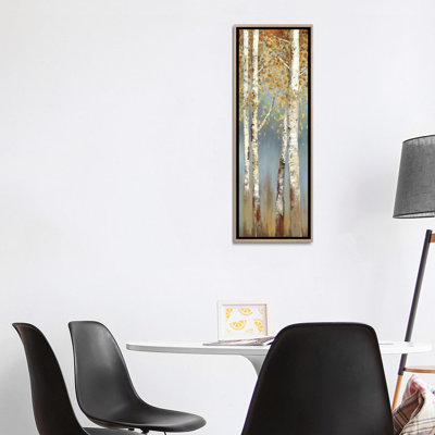 Butterscotch Birch Trees I 1 Piece Wall Art on Canvas