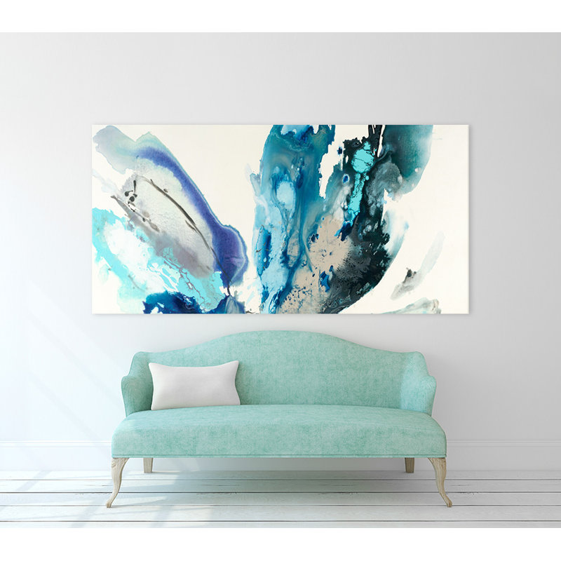 Reproduction d’art sur toile tendue « Flower explosion I » par Randy Hibberd