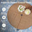 Ensemble repas pour 4 personnes avec chaises pivotantes 360 °-423631221