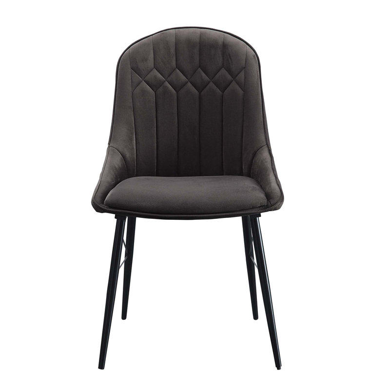 Chaise de salle à manger en tissu Abraham (ensemble de 2)