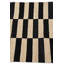 Tapis noir et blanc 3x4 Petrella