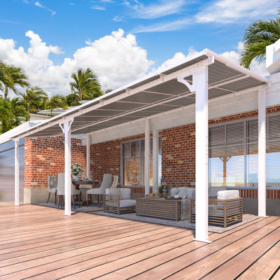 Aluminum Pergola with Canopy