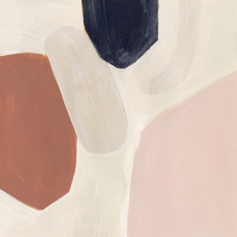 Terracotta Sonata I by Victoria Borges - Wrapped Canvas Painting, 76cm H x 76cm W
