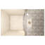 Porte de douche pivotante de 50 à 54 po x 72 po avec cadre en nickel brossé et film antidéflagrant-129502603