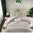Romantic Jacquard Bedding Set, Polyester Queen Size Comforter For Home