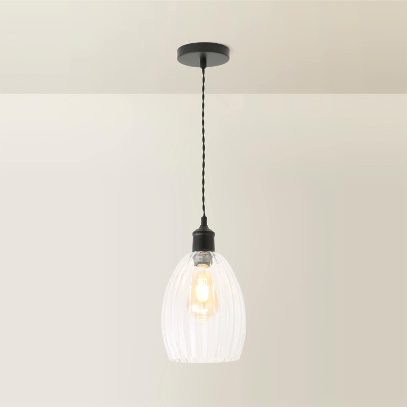 Dellis 1 - Light Pendant, Matte Black