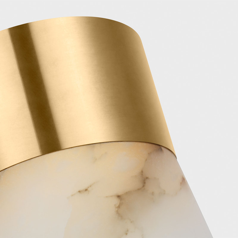 Caspe Alabaster 8 Rechargeable Table Lamp