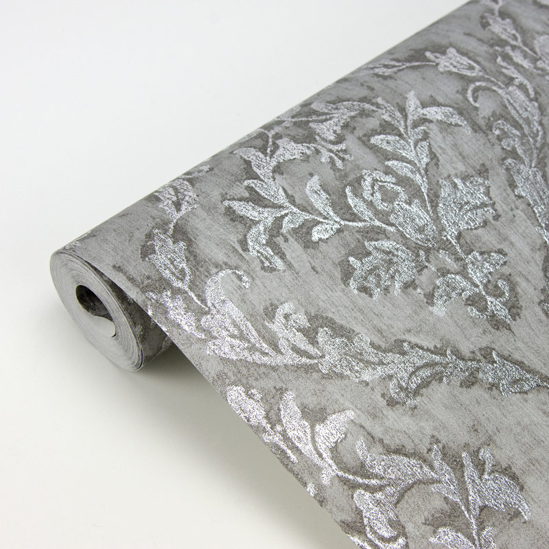 Rouleau de papier peint l 33 pi x l 21 po Weist, Anthracite