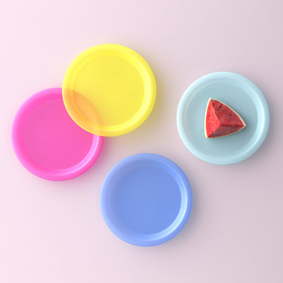 Luanna 10" Reusable Dinner Plate