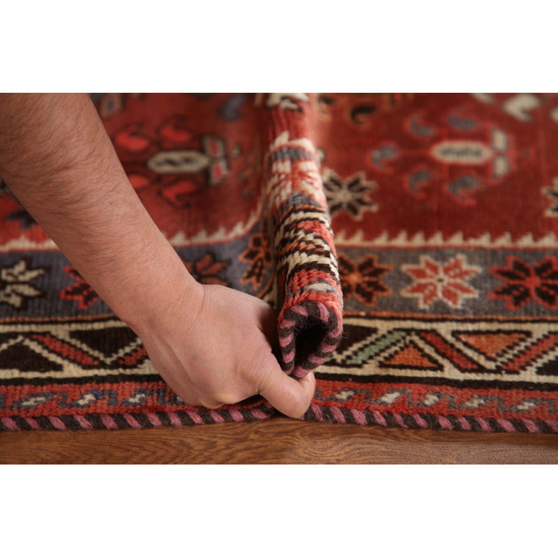 Tapis de couloir géométrique traditionnel 4x9