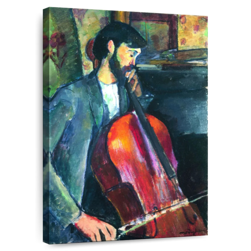 Leisha The Cellist, 51" H x 34" W