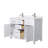 Beckett 48" Freestanding Double Bathroom Vanity with Cultured Marble Top-61870880-61870883-61870886