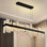 Lustre Cataleya à DEL dimmable pour îlot de cuisine carré/rectangulaire en albâtre