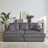 4-Piece 84" Upholstery Loveseat Sofa Bed With 2 toss pillows & 2 Movable Storage Ottomans-1648674817