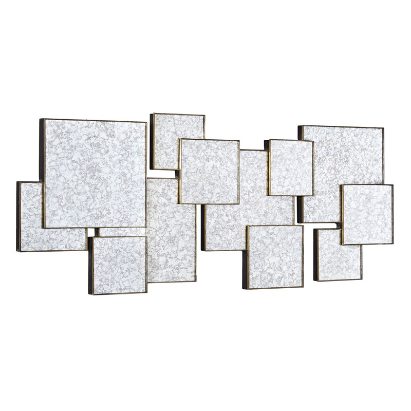 Glam Abstract Wall Decor on Metal