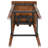 Lazro Commercial Grade Rustic Industrial Style Wood Dining Barstool (Set of 4)-1775509268-1863796273