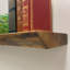 Nechemya Tablette flottante en bois dur - noyer-87597489-87597490