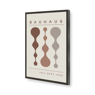 «Brown Retro Bauhaus», affiche I