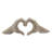 Millsap Ceramic Hand Heart Sculpture -859410192
