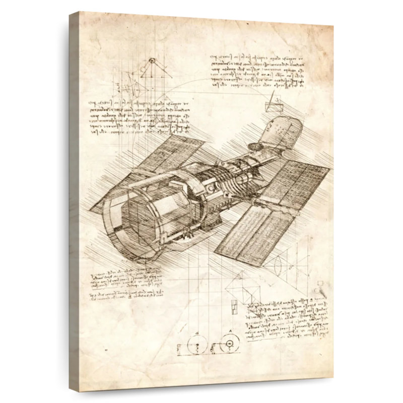 Oberle Hubble Space Telescope, 48" H x 32" W