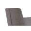 Fauteuil pivotant Parma en tissu performant noir