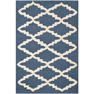 Cannen Hand Tufted Wool Geometric Rug