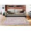 Tapis ivoire en coton tressé à la main Moryn-90096138