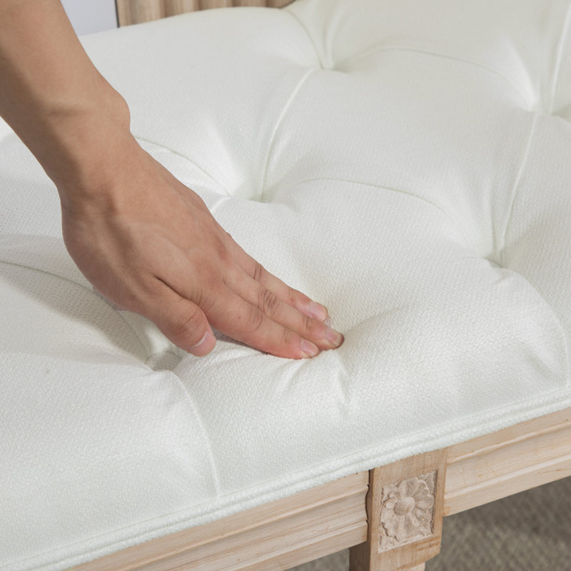 Scoles Polyester Upholstered Bench