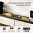 Bed Frame With Charging Station, Storage Headboard And Led Lights, Industrial Platform Bed With Metal Slats-521136084-524885026