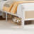 Metal Bed Frame with Rattan Headboard-795227634-797003968