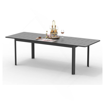 Table de salle à manger extensible pour l'extérieur