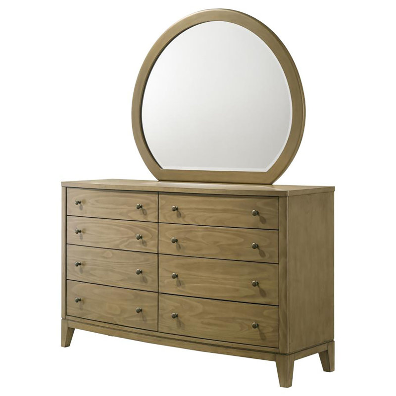 Commode 8 tiroirs avec miroir Livesay