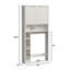 Armoire de salle de bain avec porte cannelée et tablette réglable Andelja-1703631816