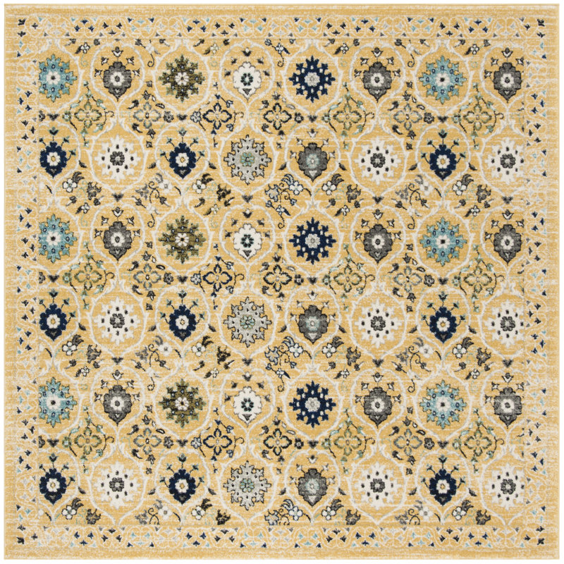 Osakis Performance Geometric Rug, Square 6'7"