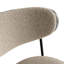 2 chaises de salle à manger - avec dossier en placage de frêne, pieds en métal, revêtement brun, cuisine ergonomique (2) et brun, ergonomique, capacité maximale de 250 lb