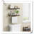 Floating Bathroom Shelves Wall Mounted, Modern Bathroom Organizer with Tower Bar,Set of 2-1698233410
