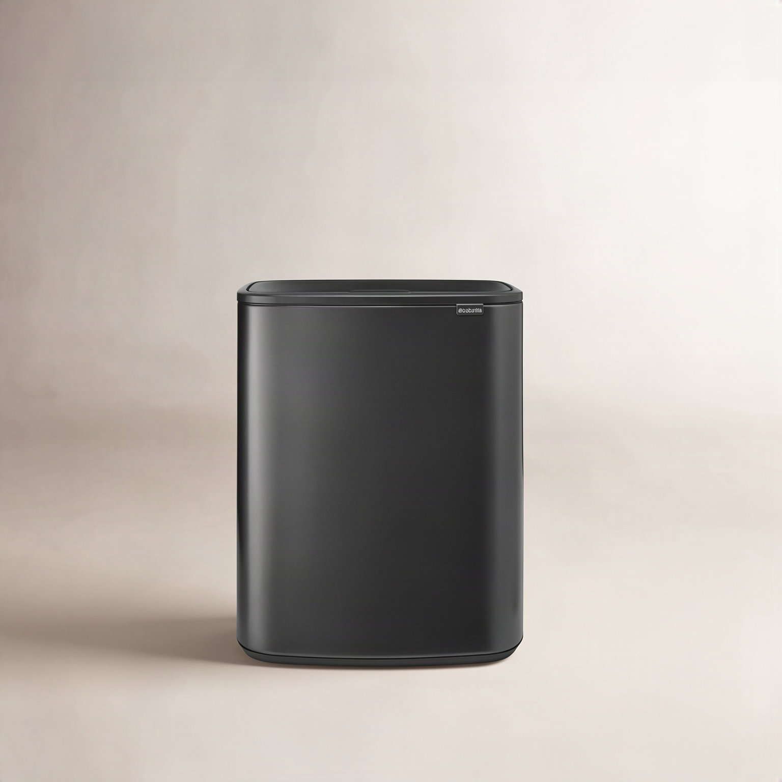 Brabantia Bo Touch Top Dual Recycling Can, Confident Gray