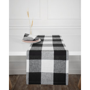 D'Moksha Homes Buffalo Check Table Runner