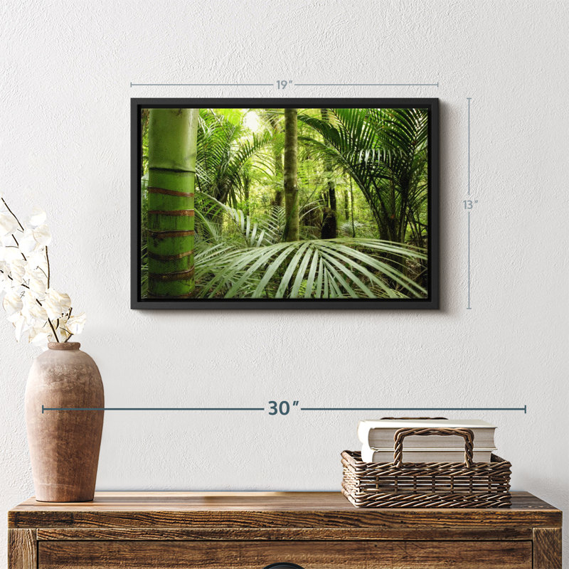 Nature «Into The Jungle», reproduction sur toile, H 13 po x l 19 po