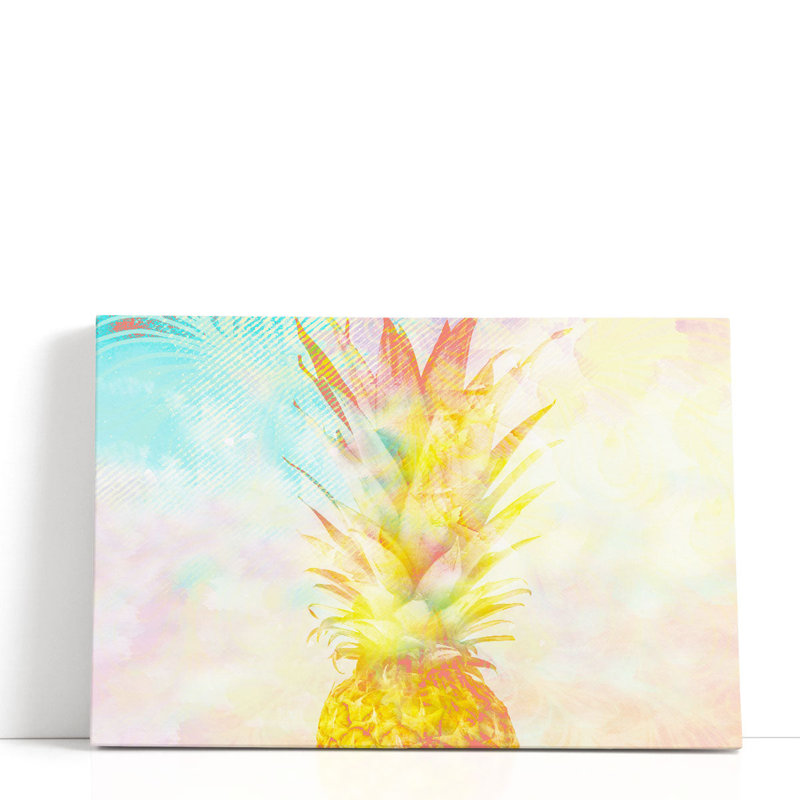 Pinneapple Dreams - reproduction d'art sur toile, H 32 po x l 48 po