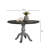 Iris Round Pedestal Wood Dining Table