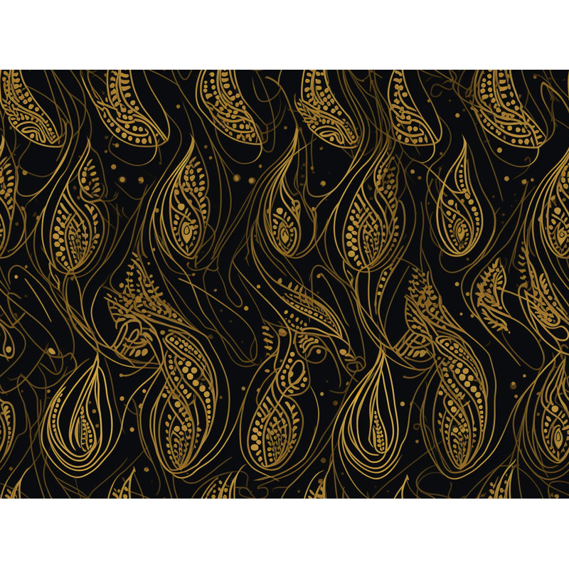 Machine Printed Throw Blanket, 50" W x 60" L