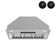 Streamline 34 In. T-11791-1-CL Formia Convertible Insert 350 CFM Range Hood In Brushed Stainless Steel With Baffle Filters, Touchpad Control, LED Lights